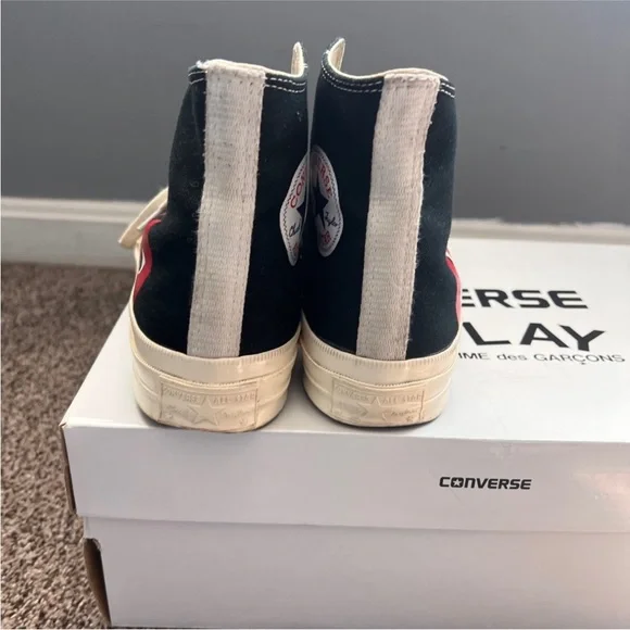 Comme des garçon converse play sneakers - Picture 4 of 4